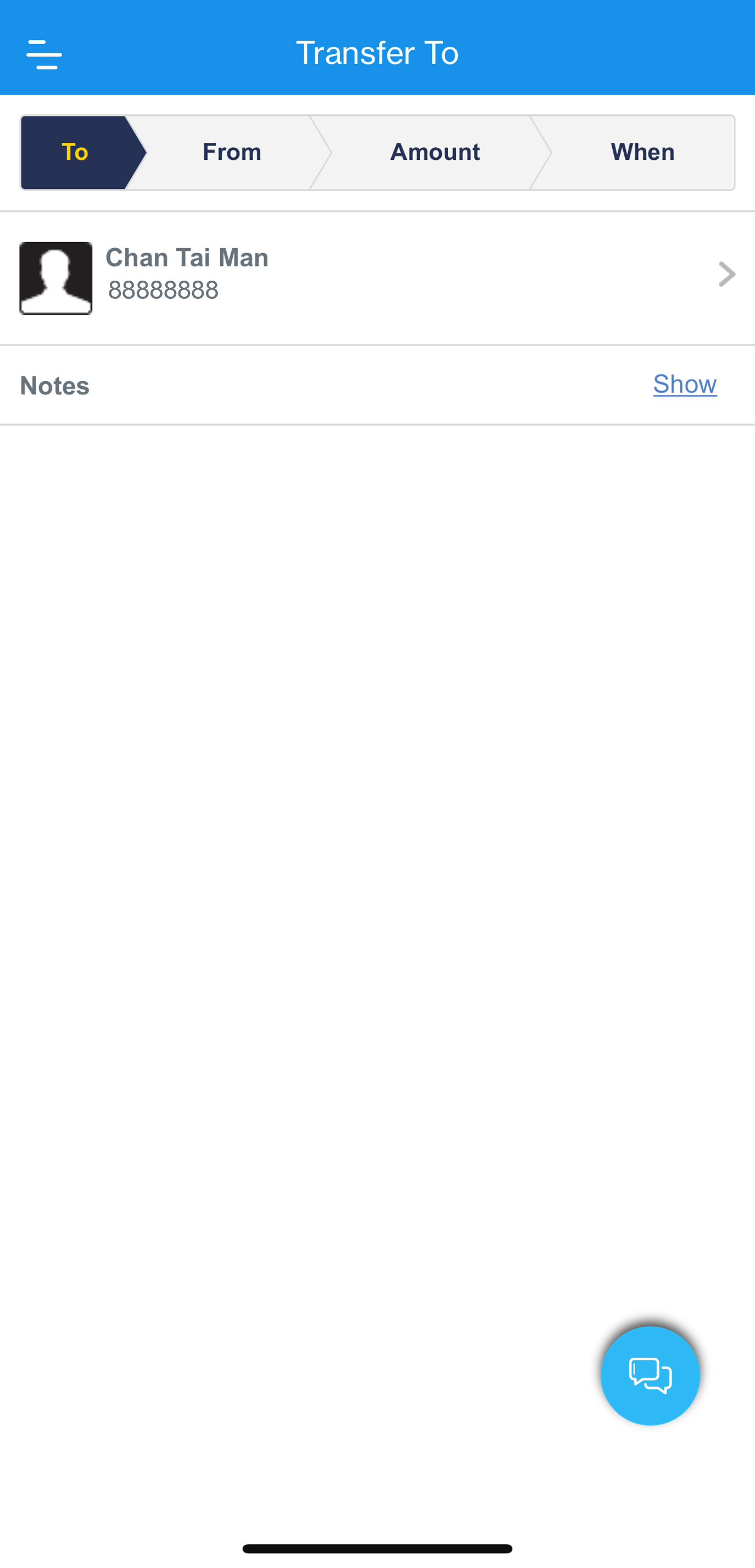 Select your Octopus Wallet account