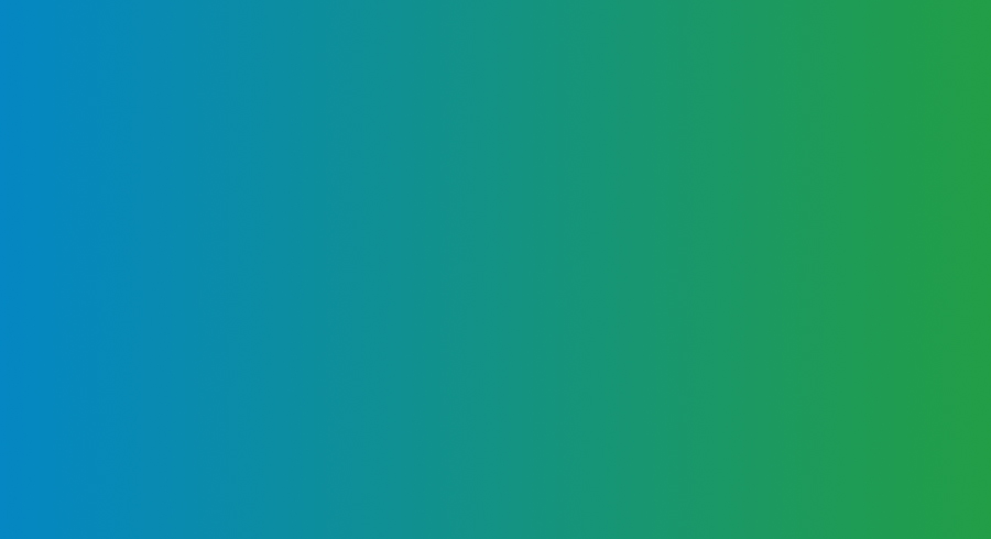 Blue to Green gradient background for banner