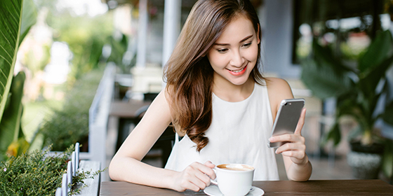 Get notified via a secured channel