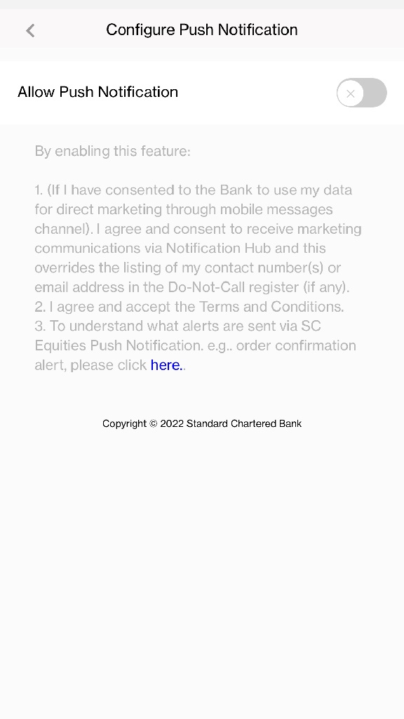 How to activate Push Notification Step 2
