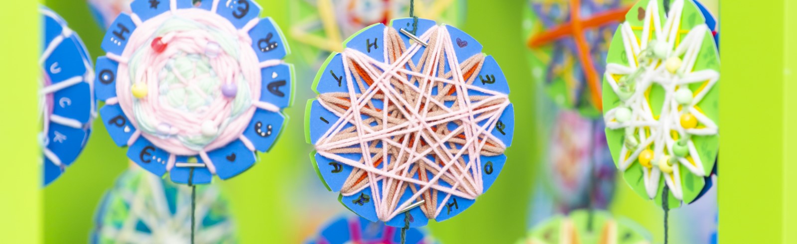 handicraft decoration, used for promote Standard Chartered Arts in the Park