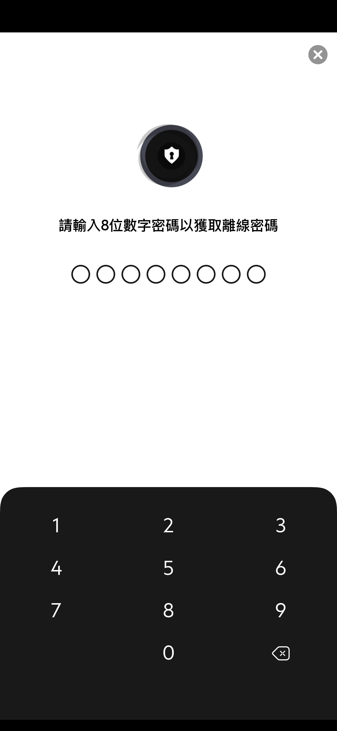 使用離線密碼作渣打網上交易驗證 - 步驟 5