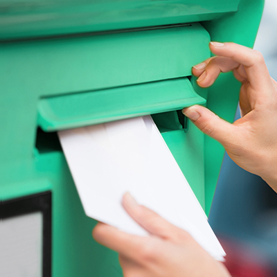 投放郵件進郵箱